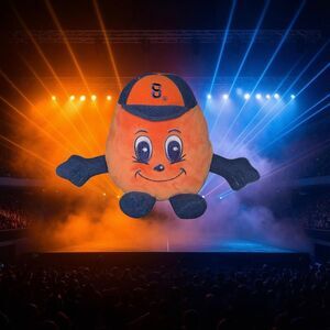 Syracuse University Plush Otto Orange Plush Stuffed Mascot New York NCAA 7”